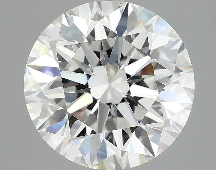 3.09 Carat Round Shaped Excellent Cut VS1 IGI Certified Lab Grown Diamond