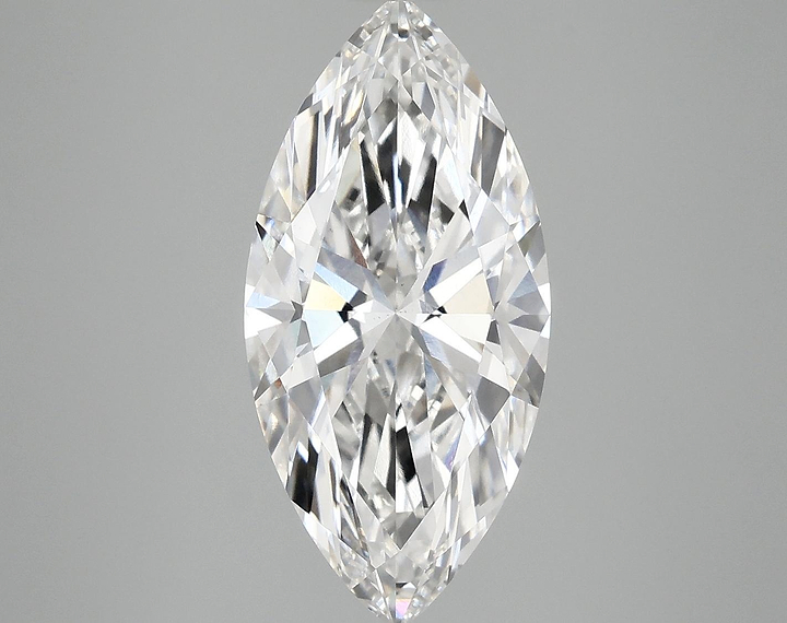 3.95 Carat Marquise Shaped Excellent Cut VS1 IGI Certified Lab Grown Diamond