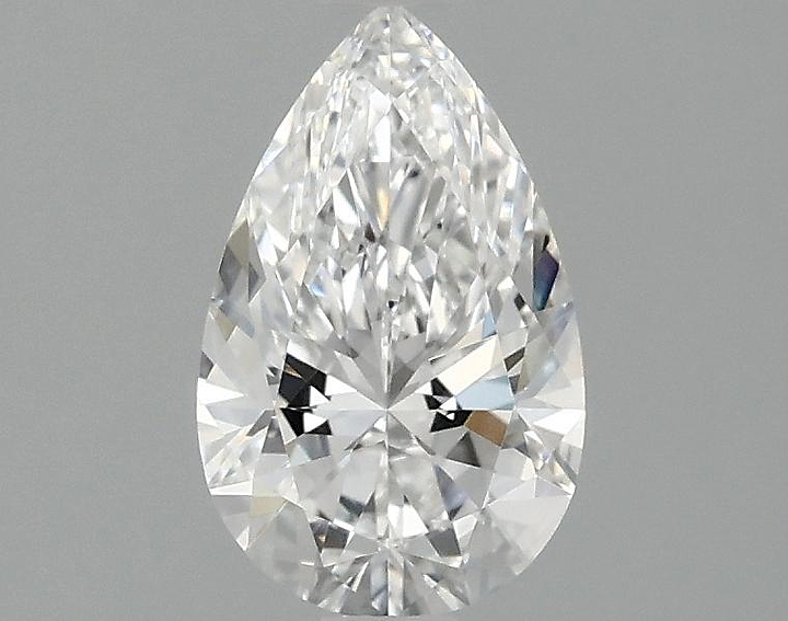0.98 Carat Pear Shaped Ideal Cut VVS2 IGI Certified Lab Grown Diamond
