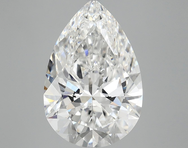 6.01 Carat Pear Shaped Excellent Cut VS1 IGI Certified Lab Grown Diamond