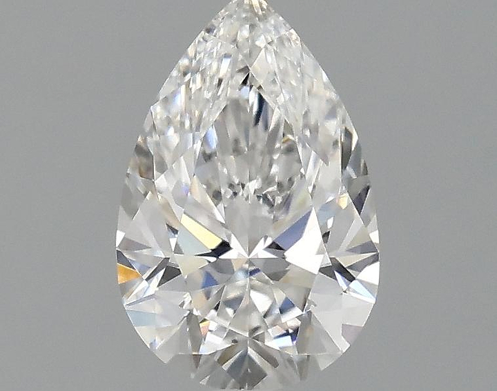 0.98 Carat Pear Shaped Excellent Cut VVS2 IGI Certified Lab Grown Diamond