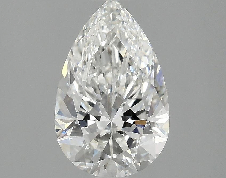 1.54 Carat Pear Shaped Ideal Cut VVS2 IGI Certified Lab Grown Diamond