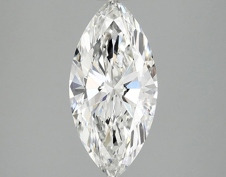 2.0 Carat Marquise Shaped Excellent Cut VVS2 IGI Certified Lab Grown Diamond