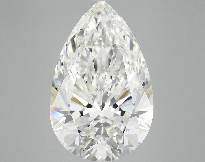 7.55 Carat Pear Shaped Ideal Cut VS1 IGI Certified Lab Grown Diamond