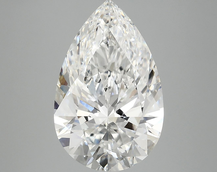 5.17 Carat Pear Shaped Ideal Cut VVS2 IGI Certified Lab Grown Diamond