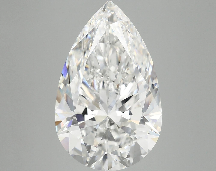 7.04 Carat Pear Shaped Ideal Cut VS1 IGI Certified Lab Grown Diamond