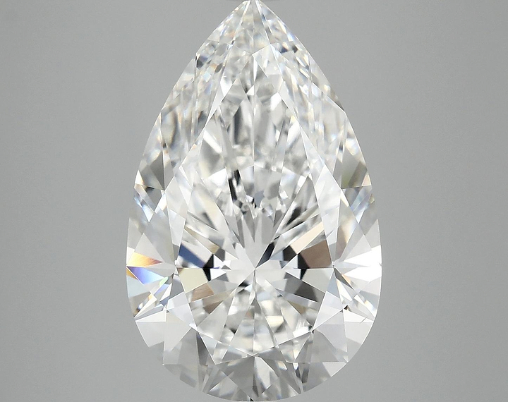7.04 Carat Pear Shaped Ideal Cut VS1 IGI Certified Lab Grown Diamond