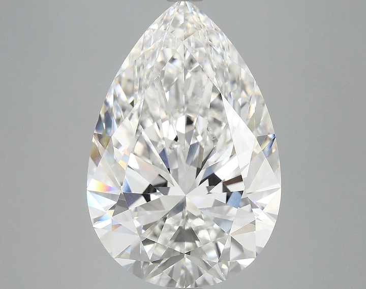 7.04 Carat Pear Shaped Excellent Cut VVS2 IGI Certified Lab Grown Diamond
