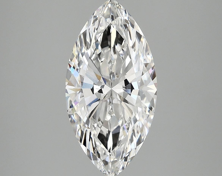 2.57 Carat Marquise Shaped Ideal Cut VVS2 IGI Certified Lab Grown Diamond