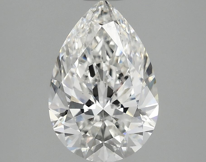 2.07 Carat Pear Shaped Excellent Cut VVS2 IGI Certified Lab Grown Diamond