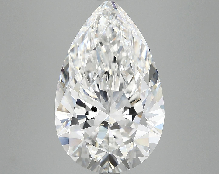 7.04 Carat Pear Shaped Ideal Cut VVS2 IGI Certified Lab Grown Diamond