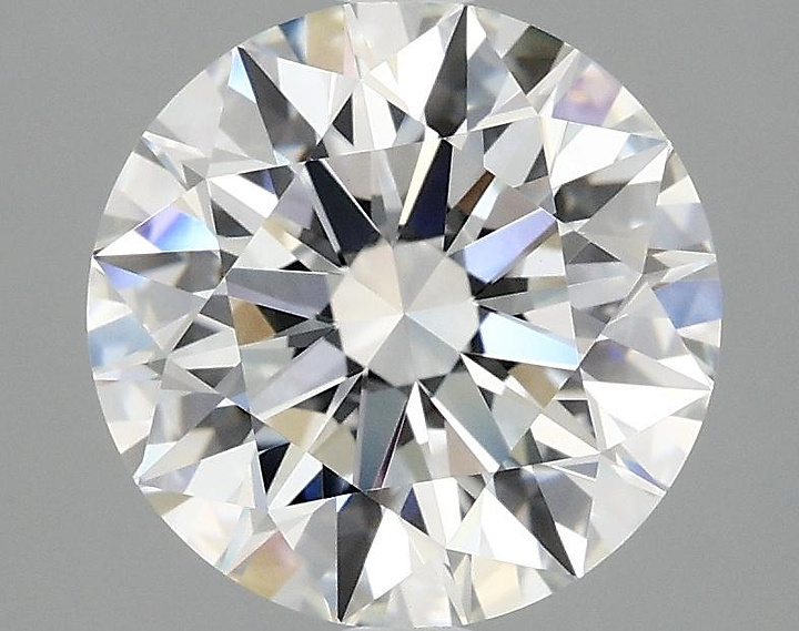 3.07 Carat Round Shaped Excellent Cut VVS2 IGI Certified Lab Grown Diamond