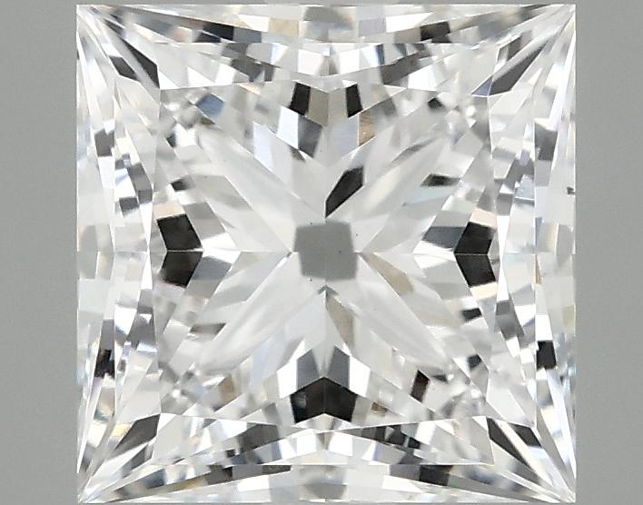 2.07 Carat Princess Shaped Ideal Cut SI1 IGI Certified Lab Grown Diamond