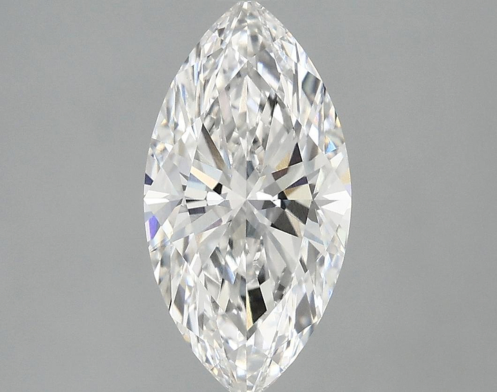 2.06 Carat Marquise Shaped Ideal Cut VVS2 IGI Certified Lab Grown Diamond