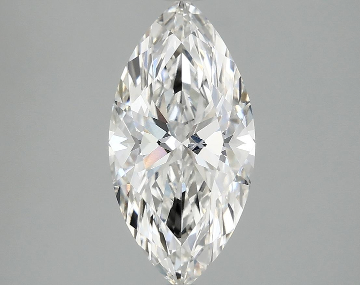 2.02 Carat Marquise Shaped Ideal Cut VVS2 IGI Certified Lab Grown Diamond