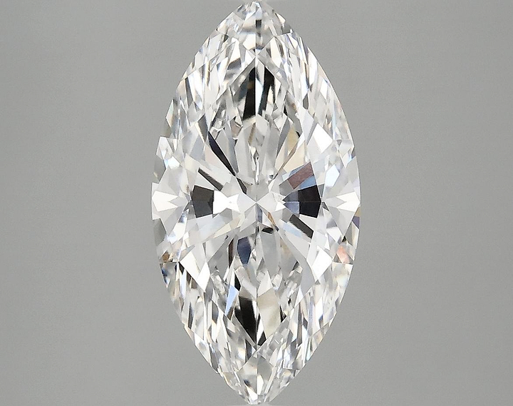 2.52 Carat Marquise Shaped Ideal Cut VVS2 IGI Certified Lab Grown Diamond