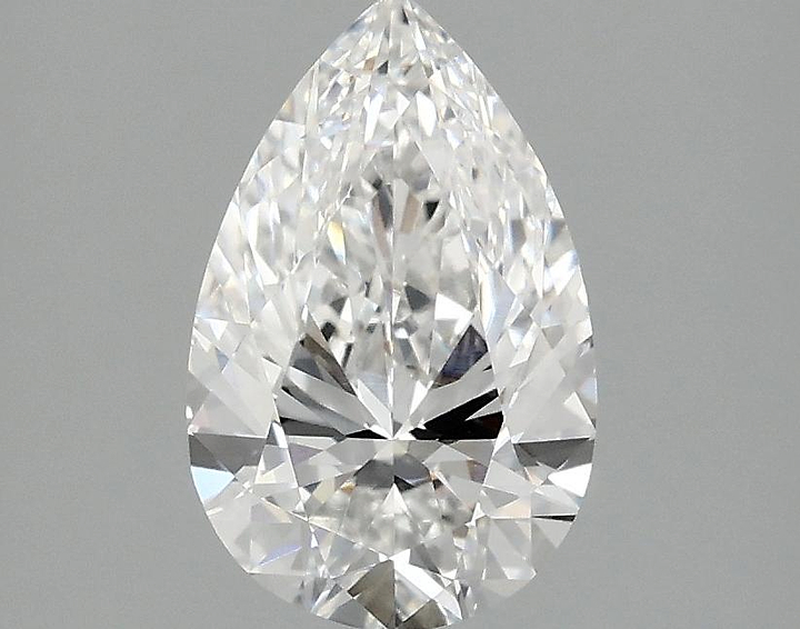 1.47 Carat Pear Shaped Ideal Cut VVS2 IGI Certified Lab Grown Diamond