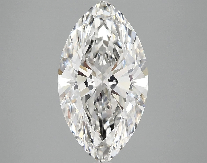 3.03 Carat Marquise Shaped Excellent Cut VVS2 IGI Certified Lab Grown Diamond