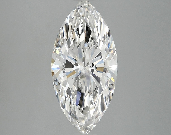 2.59 Carat Marquise Shaped Excellent Cut VVS2 IGI Certified Lab Grown Diamond