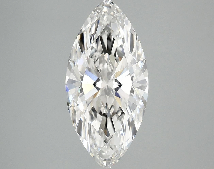 2.53 Carat Marquise Shaped Excellent Cut VS1 IGI Certified Lab Grown Diamond