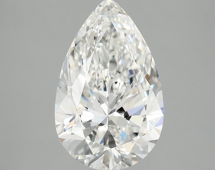 3.04 Carat Pear Shaped Ideal Cut VVS2 IGI Certified Lab Grown Diamond
