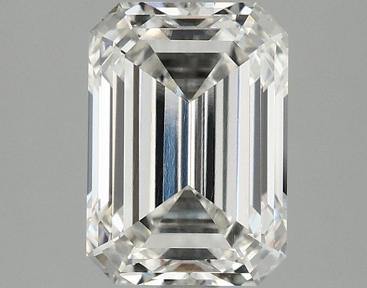 2.56 Carat Emerald Shaped Ideal Cut VVS2 IGI Certified Lab Grown Diamond