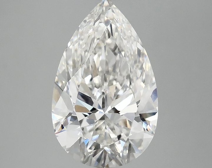 3.76 Carat Pear Shaped Ideal Cut VS1 IGI Certified Lab Grown Diamond