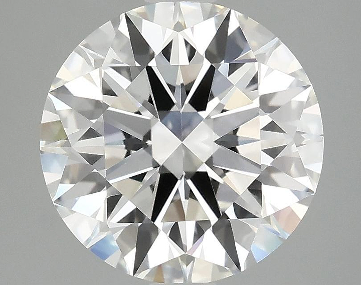 3.08 Carat Round Shaped Ideal Cut VVS2 IGI Certified Lab Grown Diamond