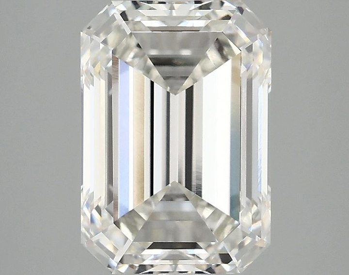 3.03 Carat Emerald Shaped Ideal Cut VVS2 IGI Certified Lab Grown Diamond