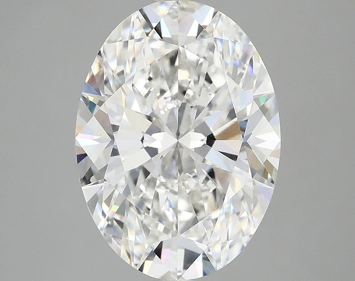 3.94 Carat Oval Shaped Excellent Cut VVS2 IGI Certified Lab Grown Diamond