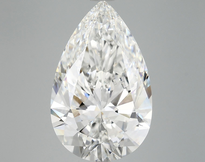 7.33 Carat Pear Shaped Ideal Cut VVS2 IGI Certified Lab Grown Diamond