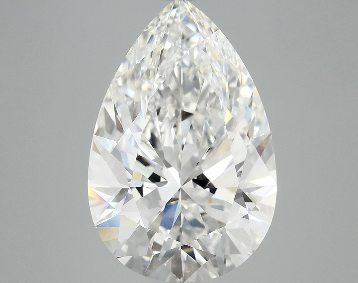 7.14 Carat Pear Shaped Excellent Cut VVS2 IGI Certified Lab Grown Diamond