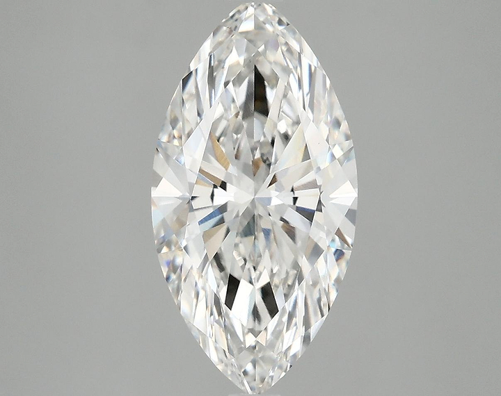 2.87 Carat Marquise Shaped Ideal Cut VVS2 IGI Certified Lab Grown Diamond