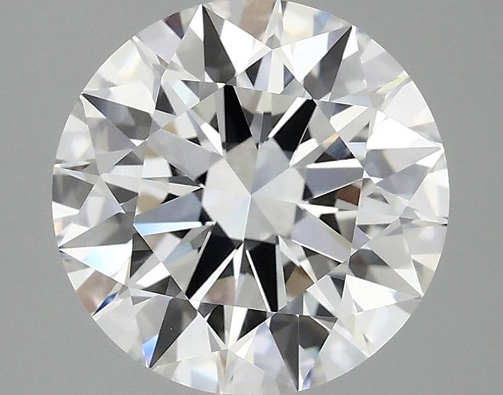 3.08 Carat Round Shaped Ideal Cut VVS2 IGI Certified Lab Grown Diamond