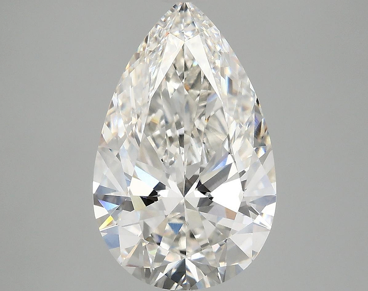 4.0 Carat Pear Shaped Ideal Cut VVS2 IGI Certified Lab Grown Diamond