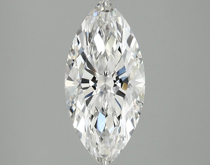 2.08 Carat Marquise Shaped Excellent Cut VS1 IGI Certified Lab Grown Diamond
