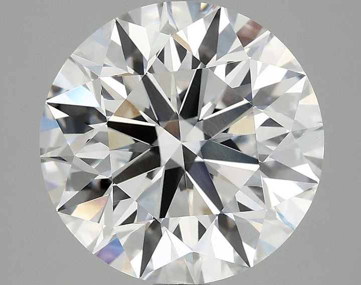 4.08 Carat Round Shaped Excellent Cut VVS2 IGI Certified Lab Grown Diamond