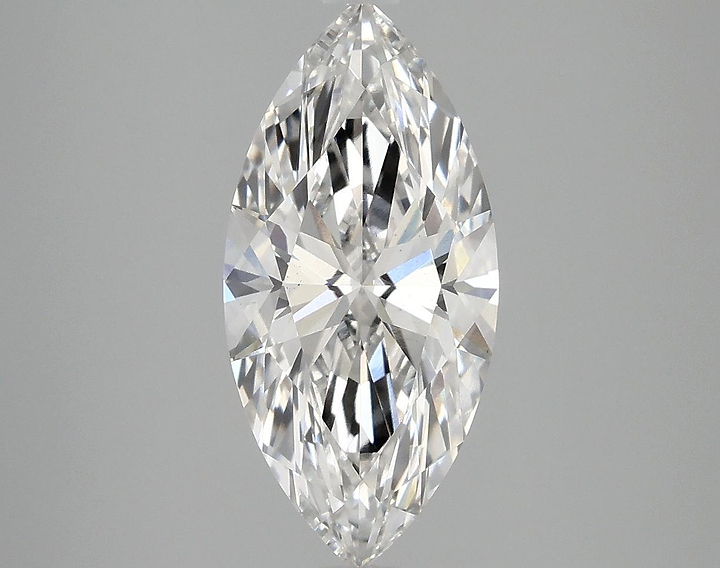 2.51 Carat Marquise Shaped Excellent Cut VS2 IGI Certified Lab Grown Diamond