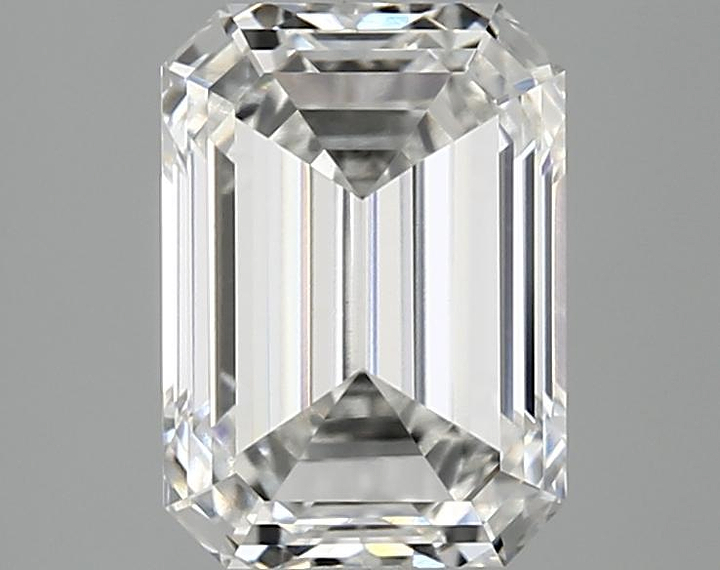 2.97 Carat Emerald Shaped Ideal Cut VVS2 IGI Certified Lab Grown Diamond