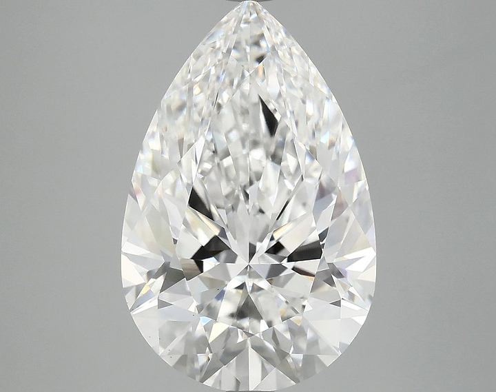 6.29 Carat Pear Shaped Ideal Cut VS1 IGI Certified Lab Grown Diamond