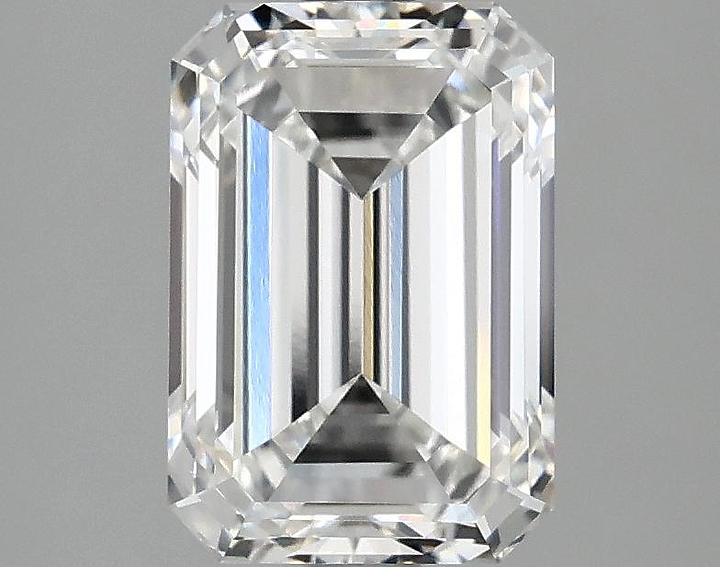 2.52 Carat Emerald Shaped Ideal Cut VS1 IGI Certified Lab Grown Diamond