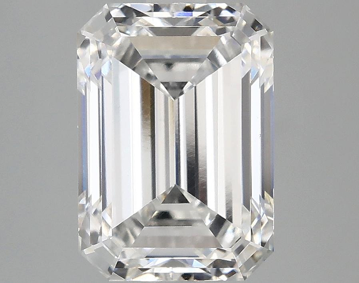 3.44 Carat Emerald Shaped Ideal Cut VS1 IGI Certified Lab Grown Diamond