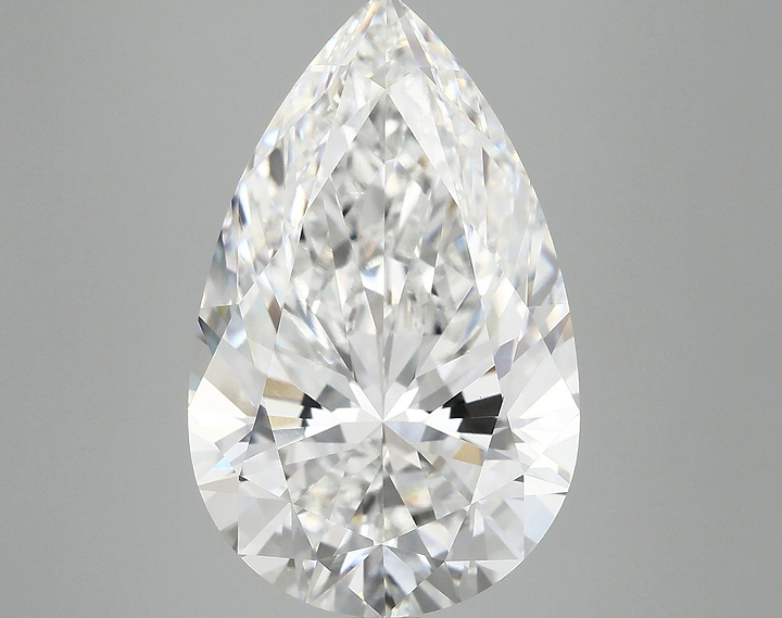 7.98 Carat Pear Shaped Ideal Cut VVS2 IGI Certified Lab Grown Diamond