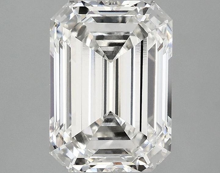 3.1 Carat Emerald Shaped Ideal Cut VVS2 IGI Certified Lab Grown Diamond