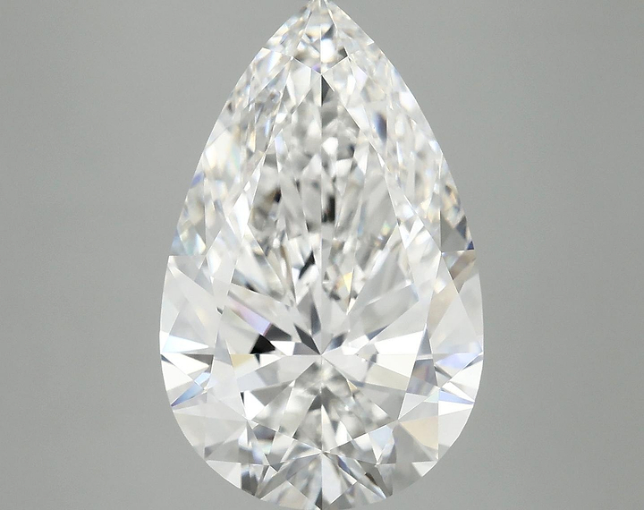 7.01 Carat Pear Shaped Ideal Cut VVS2 IGI Certified Lab Grown Diamond