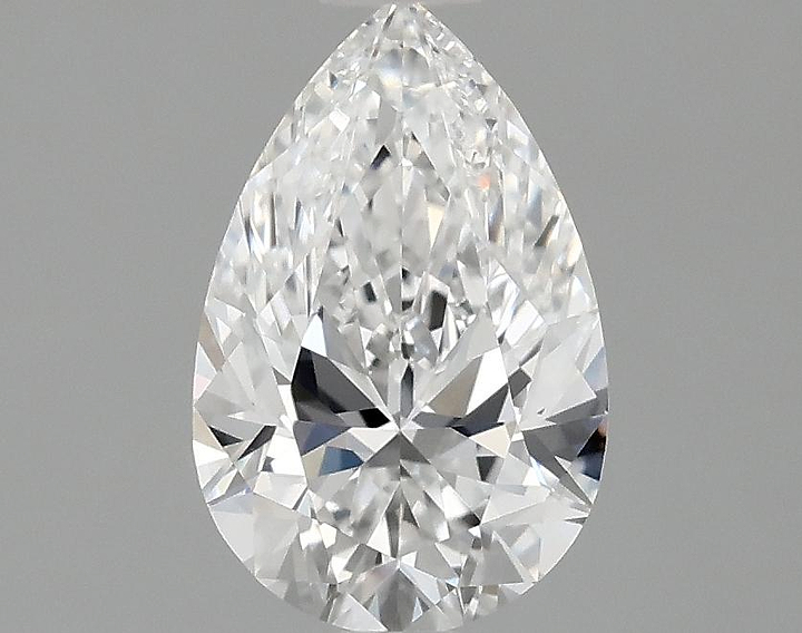 0.97 Carat Pear Shaped Ideal Cut VVS2 IGI Certified Lab Grown Diamond