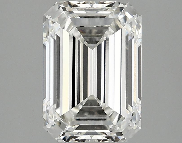 2.58 Carat Emerald Shaped Ideal Cut VS1 IGI Certified Lab Grown Diamond