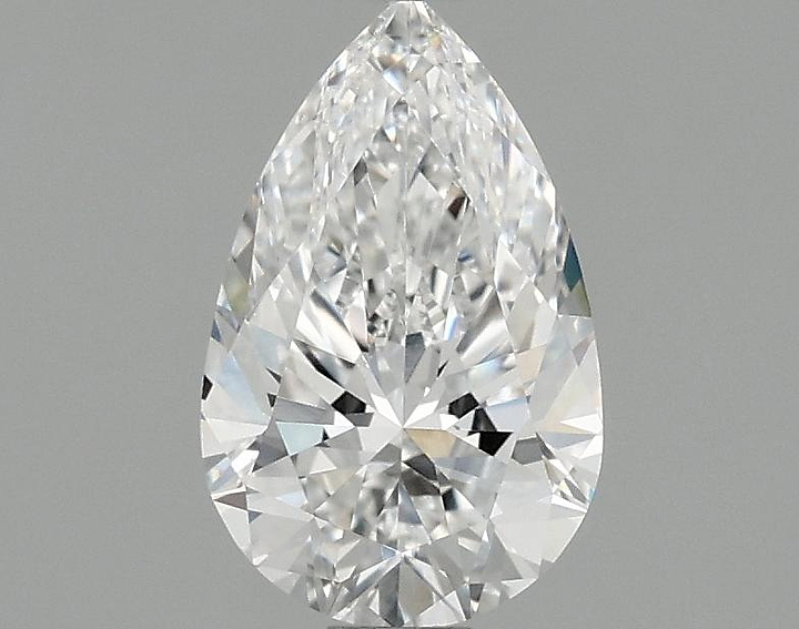 1.07 Carat Pear Shaped Ideal Cut VVS2 IGI Certified Lab Grown Diamond