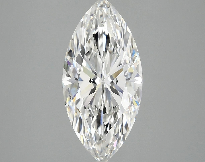 2.48 Carat Marquise Shaped Excellent Cut VVS2 IGI Certified Lab Grown Diamond