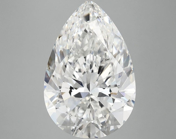 7.02 Carat Pear Shaped Excellent Cut VVS2 IGI Certified Lab Grown Diamond